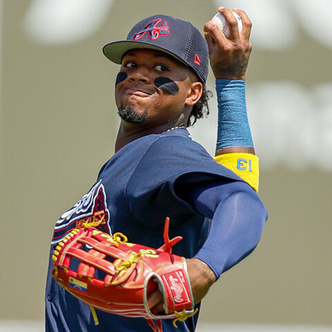 Ronald Acuña Jr. batting gloves